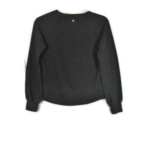 Calla by Carrie Underwood Black Women's Long Sleeve Top Blouse Small 046